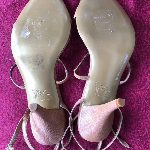 NEW Tan Stiletto Pumps - Made in Italy -DKNY - Size 6.5 - Picture 5 of 8